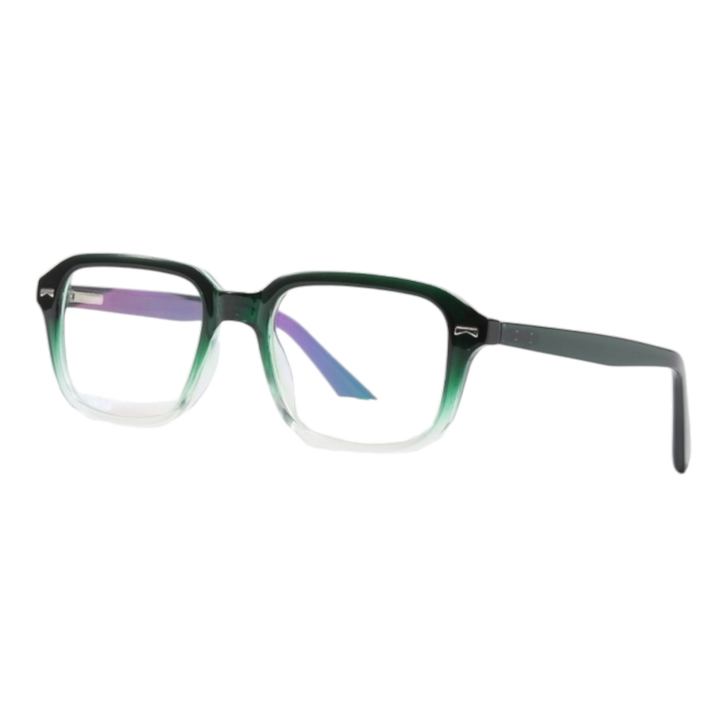 EVORA 8009 TR90 Eyewear Frame – Movie Star Bold | Green/White | Lightweight & Durable | 50-21-145 - EVORA