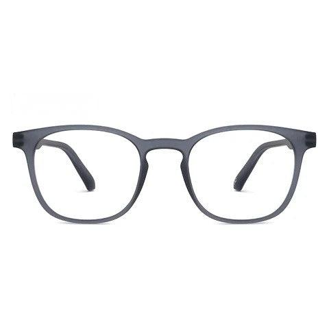 EVORA Hustle | Grey | Zero Power Bluecut AntiGlare Computer Glasses | For Men & Women | Medium | EV10001