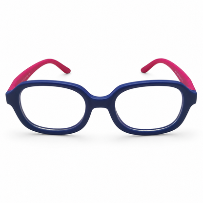 EVORA Kids Flex TR90 Eyeglasses – Blue & Pink | Model LLH-1008 | Size 48-18-136