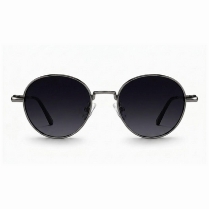 EVORA Eclipse – Gunmetal Round Premium Sunglasses