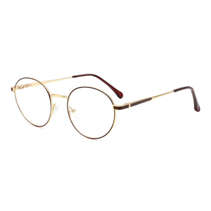 EV30001 Lightweight Metal Eyeglasses | Stylish Rectangle Frames for Men & Women | 48-21-140