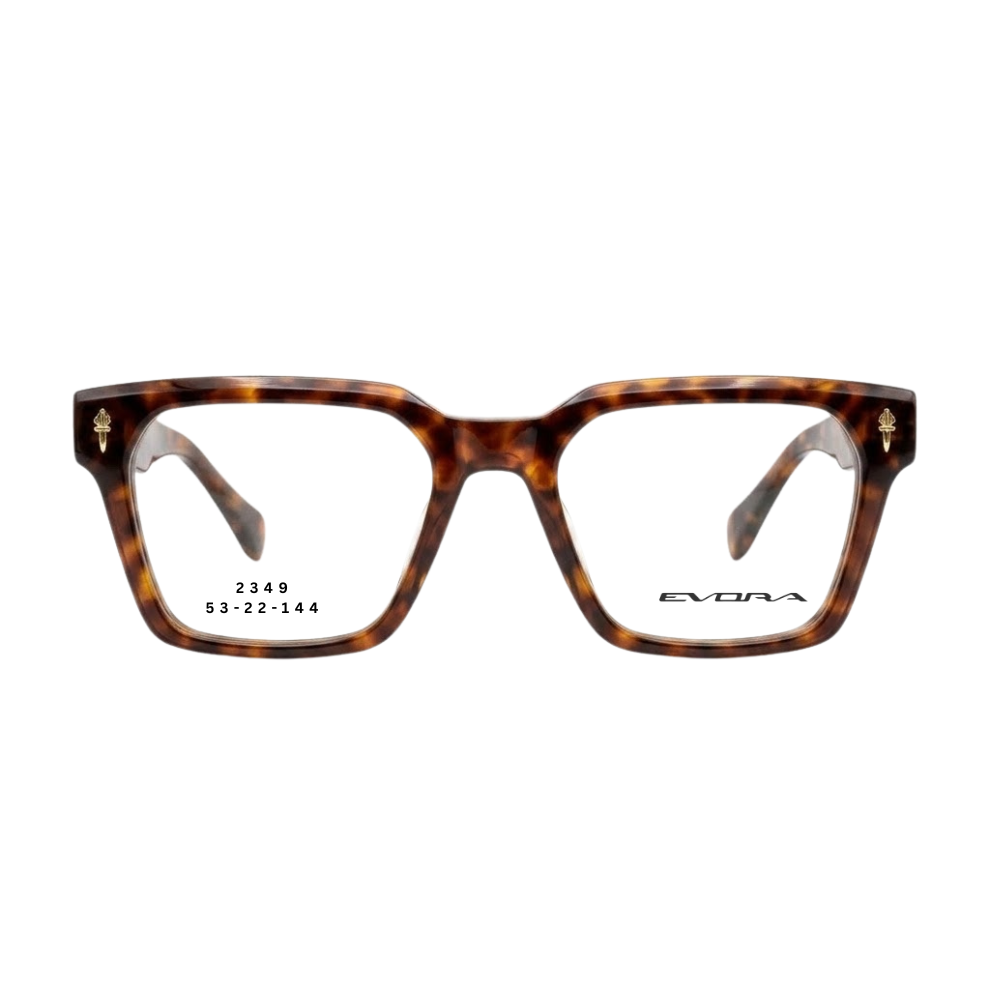 EVORA 2349 tortoise rectangular full rim eyeglasses 53-22-144