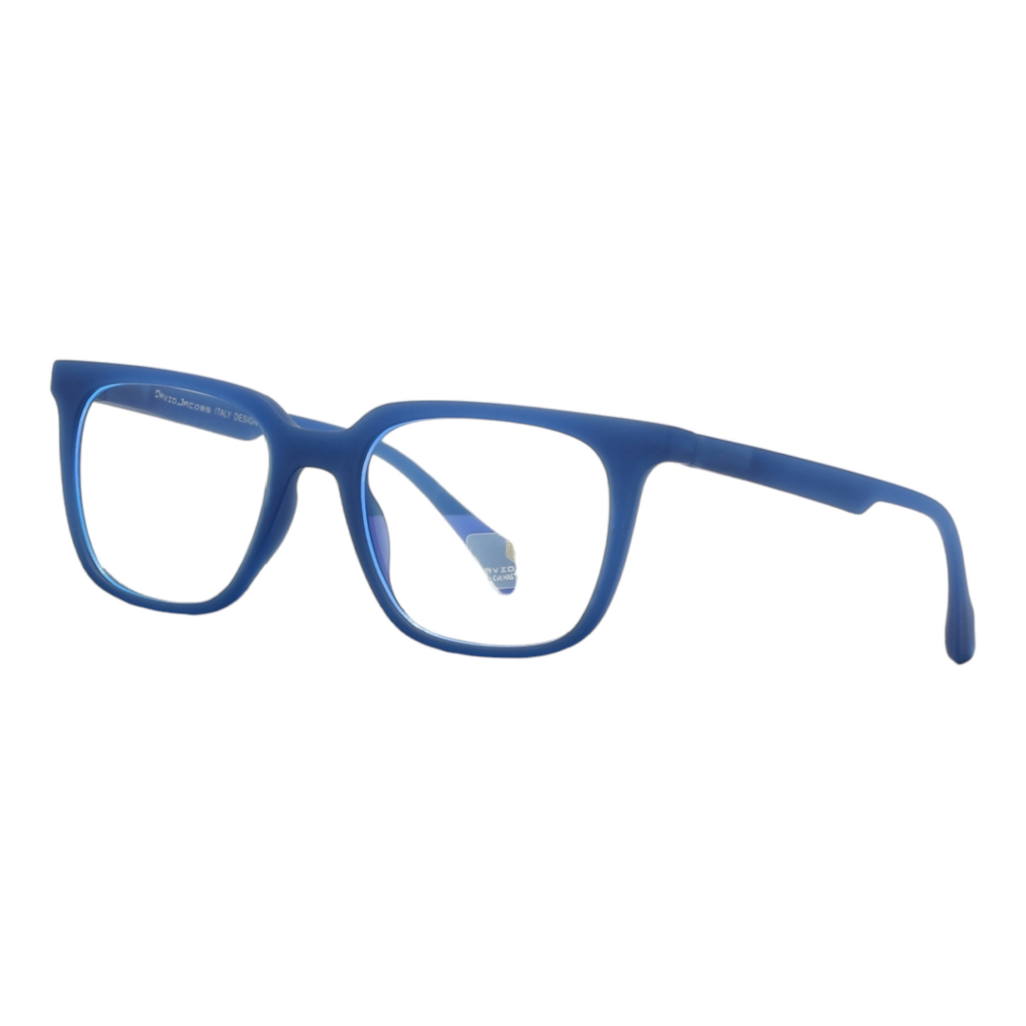 EVORA Hustle | Dark Blue Bluecut Anti-Glare Computer Glasses | Zero Power | Unisex Medium | EV6002