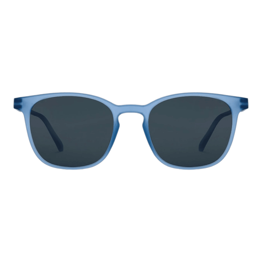 EVORA Hustle | Polarized Sunglass with UV Protection| Ocean Blue | UNISEX | Full Rim Wayfarer