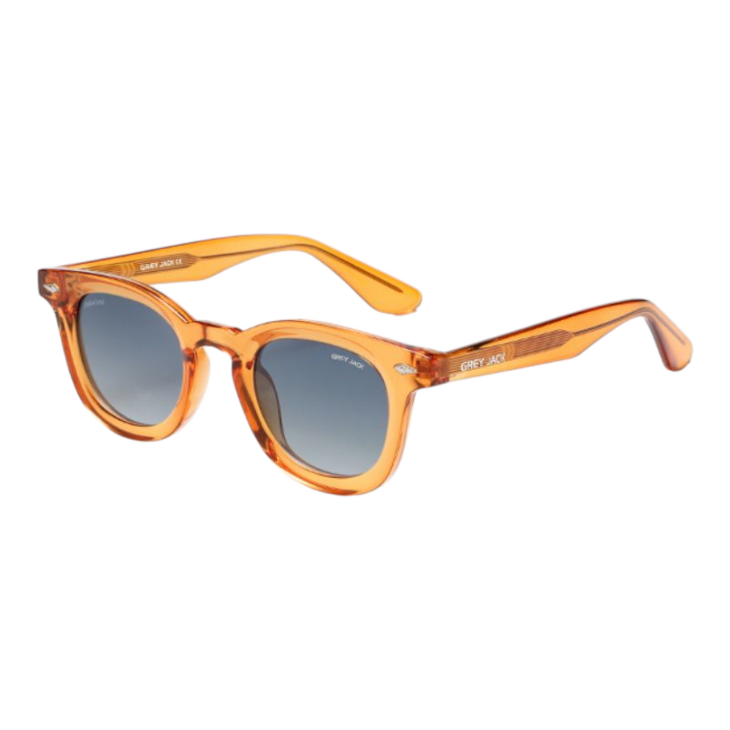 Grey Jack GJ6603 Transparent Orange Polarized Sunglasses – D-Grey Lens Fashion Eyewear - EVORA