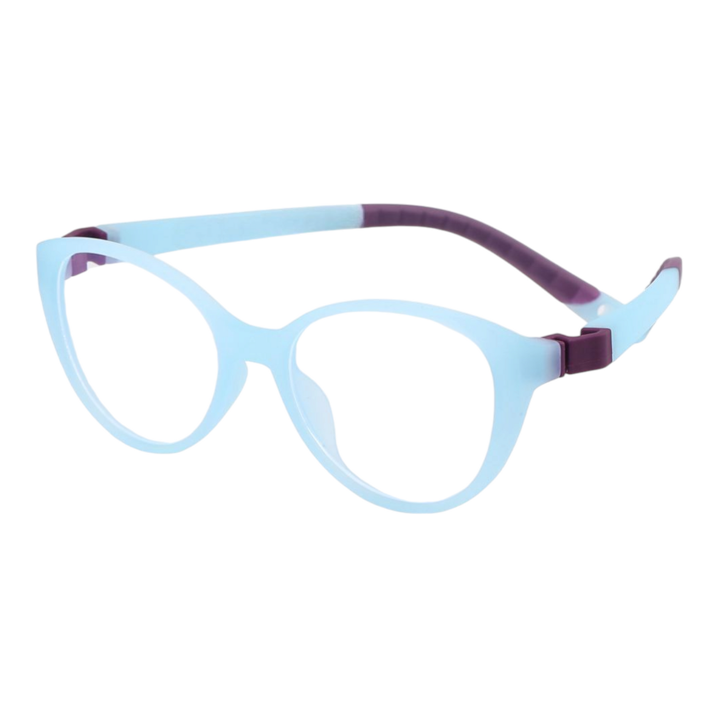 EVORA Digi Hooper Kids Eyewear – Model XW002 | Size 46-17-139 | Sky Blue - EVORA