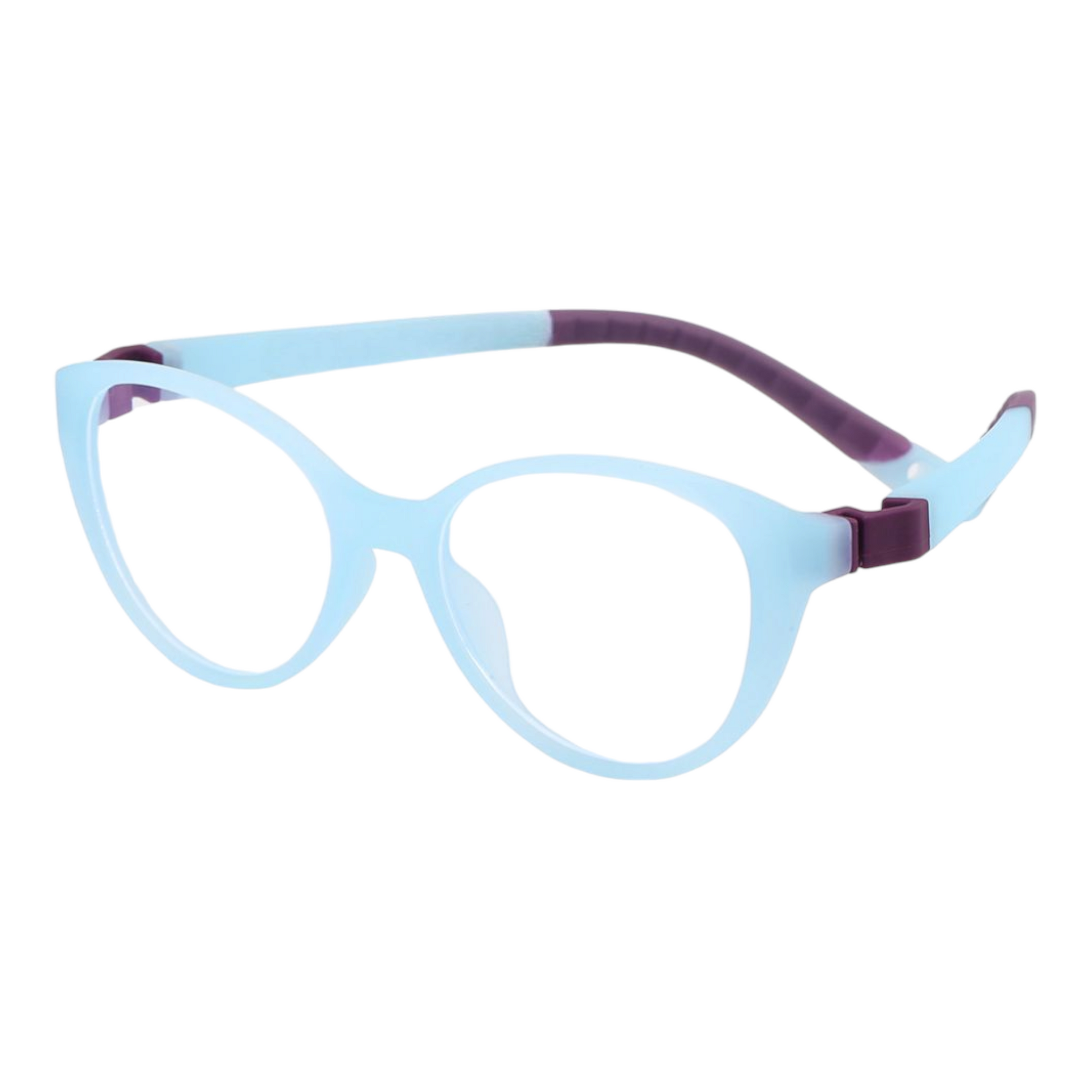 EVORA Digi Hooper Kids Eyewear – Model XW002 | Size 46-17-139 | Sky Blue - EVORA