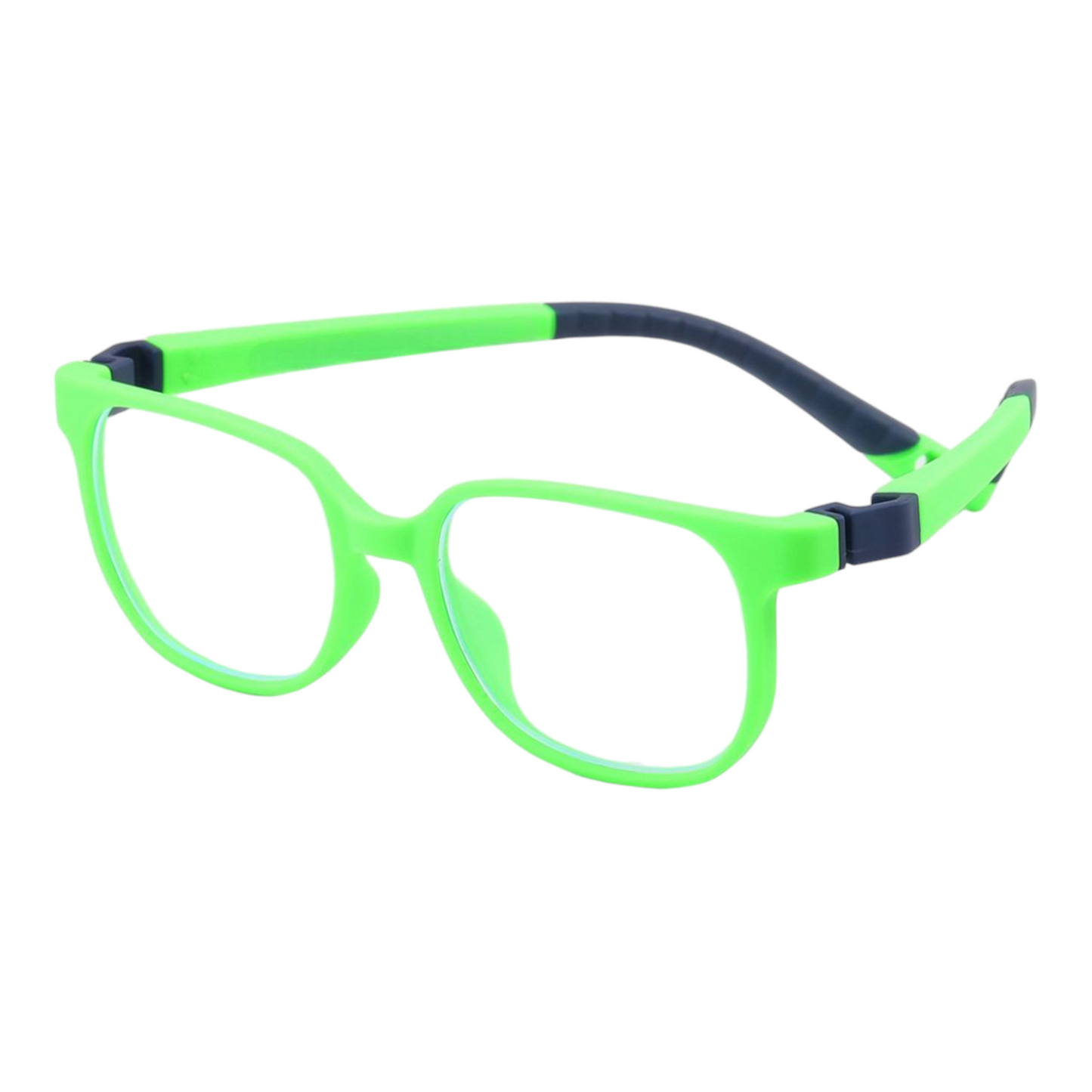 EVORA Digi Hooper Kids Eyewear – Model XW006 | Size 45-17-139 | Electric Green - EVORA