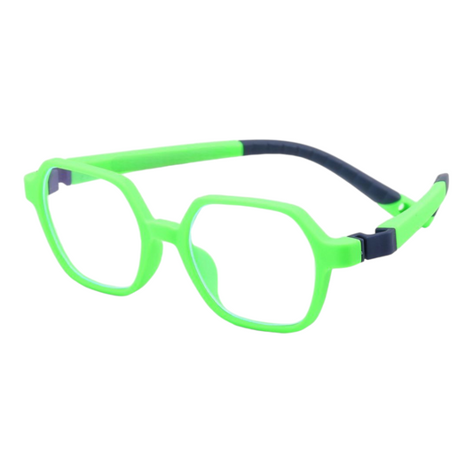 EVORA Digi Hooper Kids Eyewear – Model XW010 | Size 44-18-139 | Electric Green - EVORA
