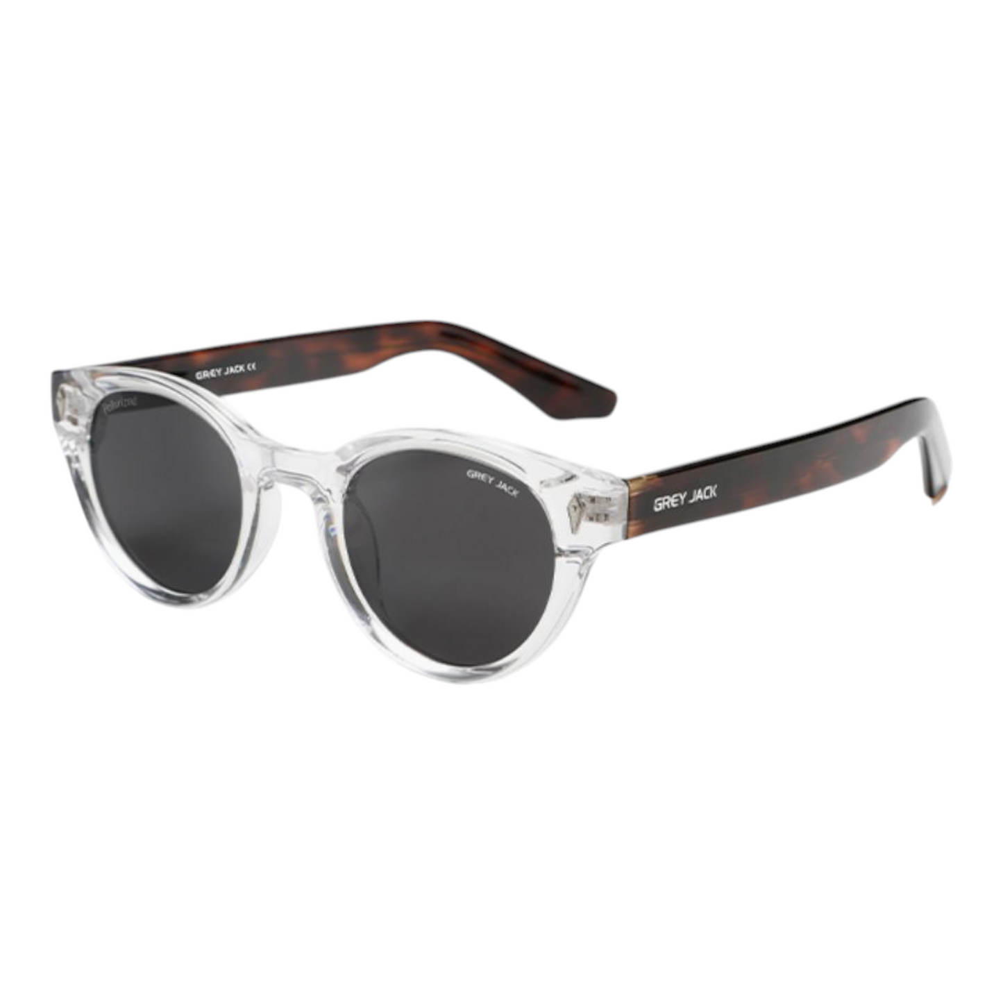 Grey Jack GJ6604 Transparent Demi Polarized Sunglasses – Stylish Unisex Eyewear