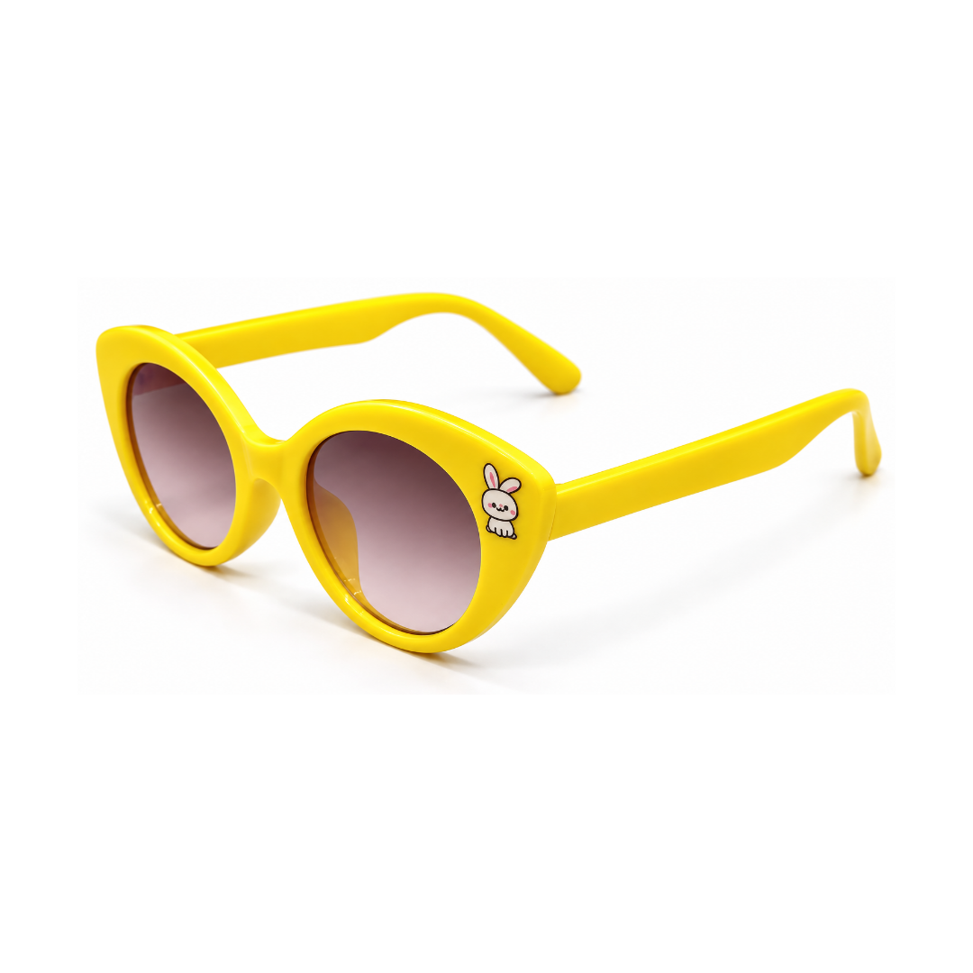 EVORA Kids Cat-Eye Sunglasses – Yellow | Ages 3–7 Years