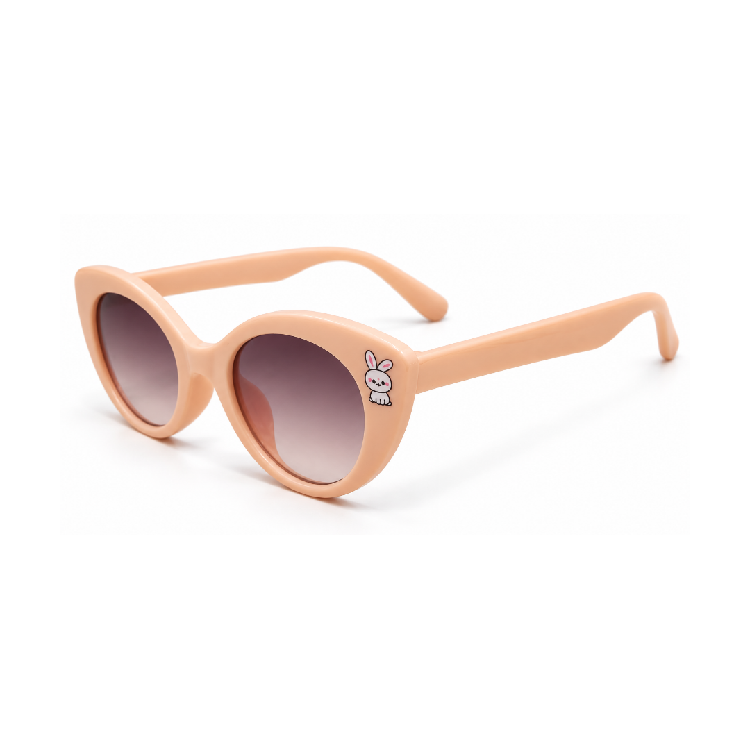 EVORA Kids Cat-Eye Sunglasses – Peach | Ages 3–7 Years