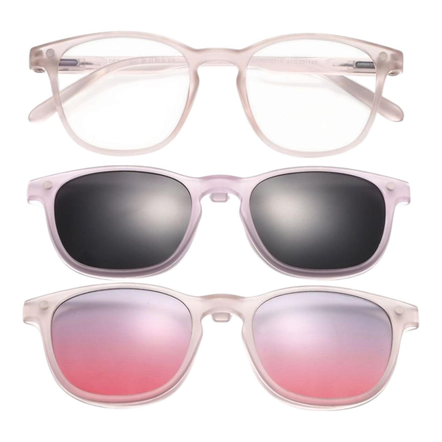 EVORA Hustle Switch – 2-in-1 Magnetic Clip-On Eyewear | Ultra-Light Flexible TR90 Frame | 10+ Stylish Colors Available - EVORA