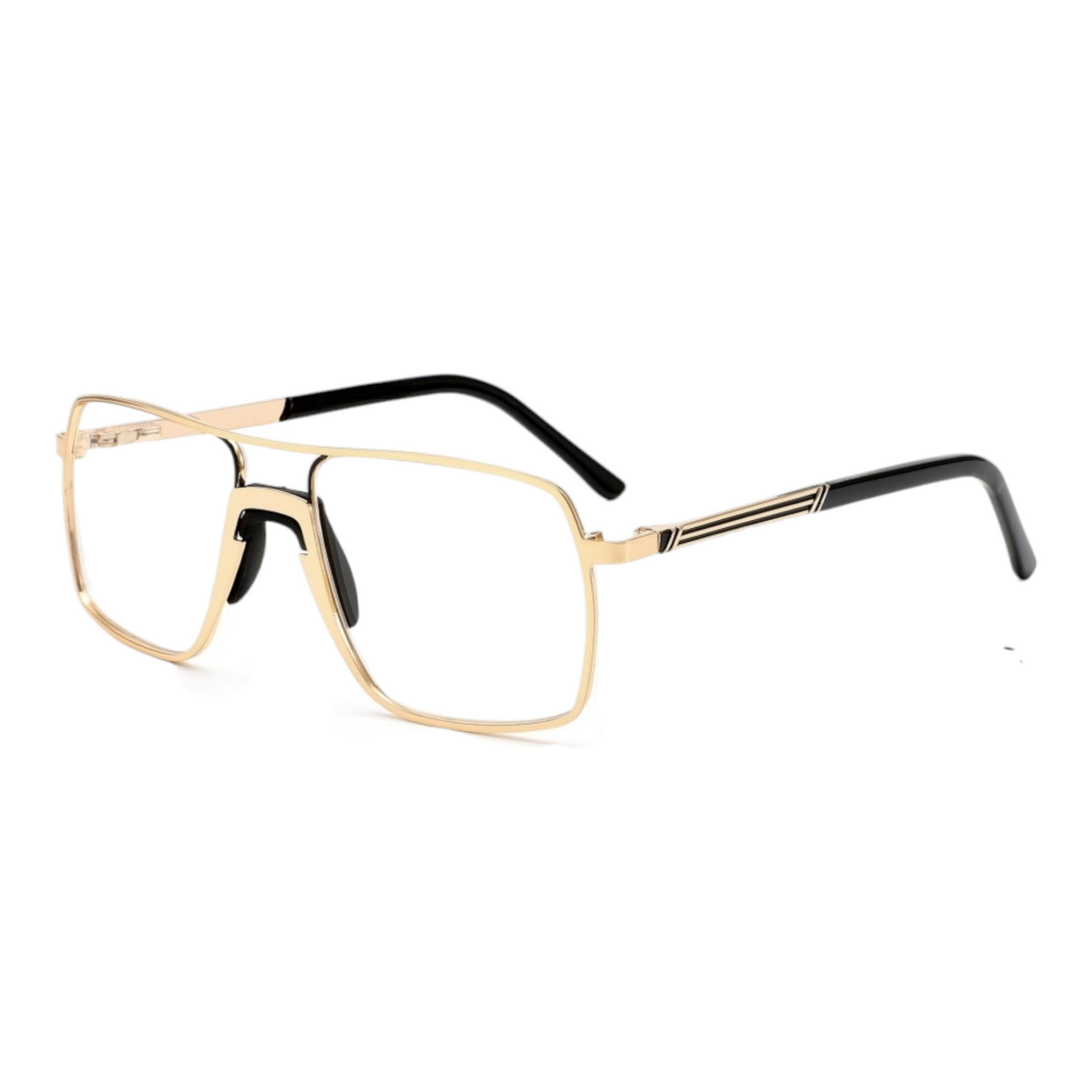 EV30006 Lightweight Metal Eyeglasses | Stylish Rectangle Frames for Men & Women | 53-14-140