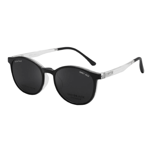 Grey Jack Clip On | Magnetic On Sunglasses Frame | GJ6218 | Transparency | 51-18-146