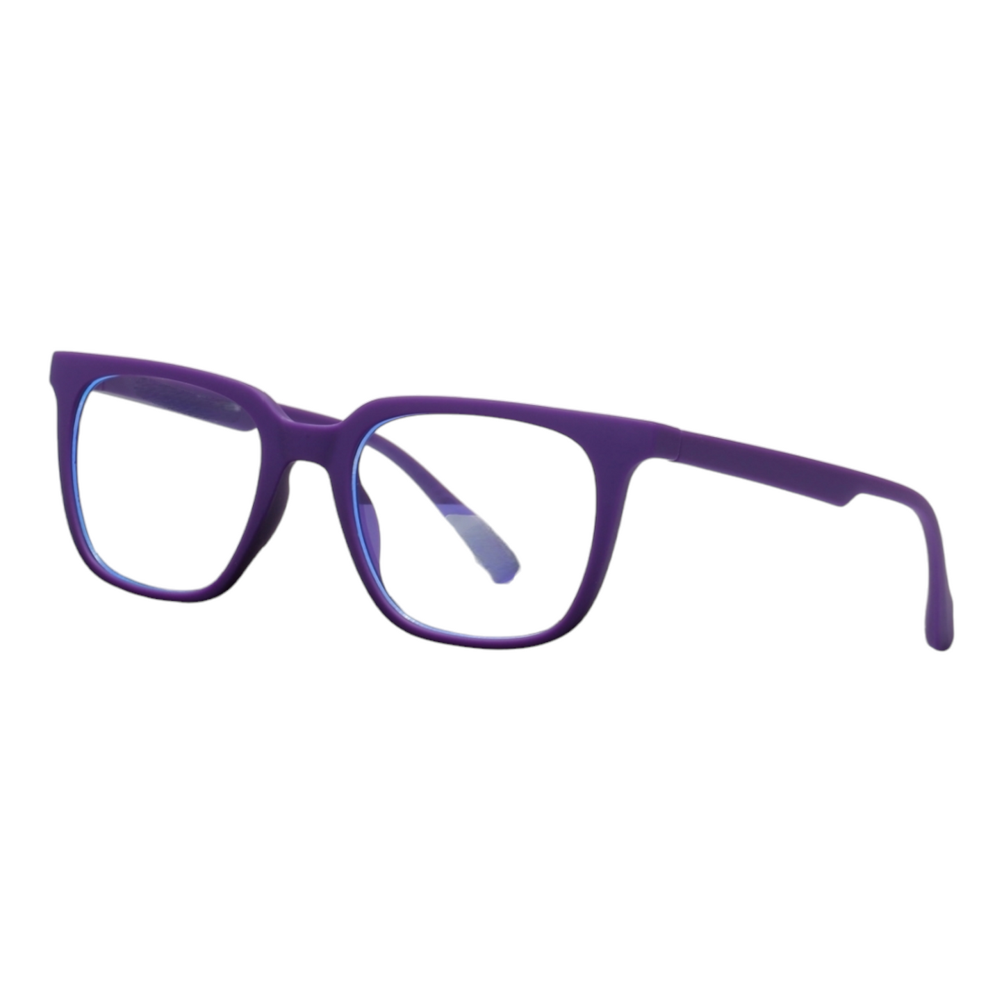 EVORA Hustle | Mauve Purple Bluecut Anti-Glare Computer Glasses | Zero Power | Unisex Medium | EV6002