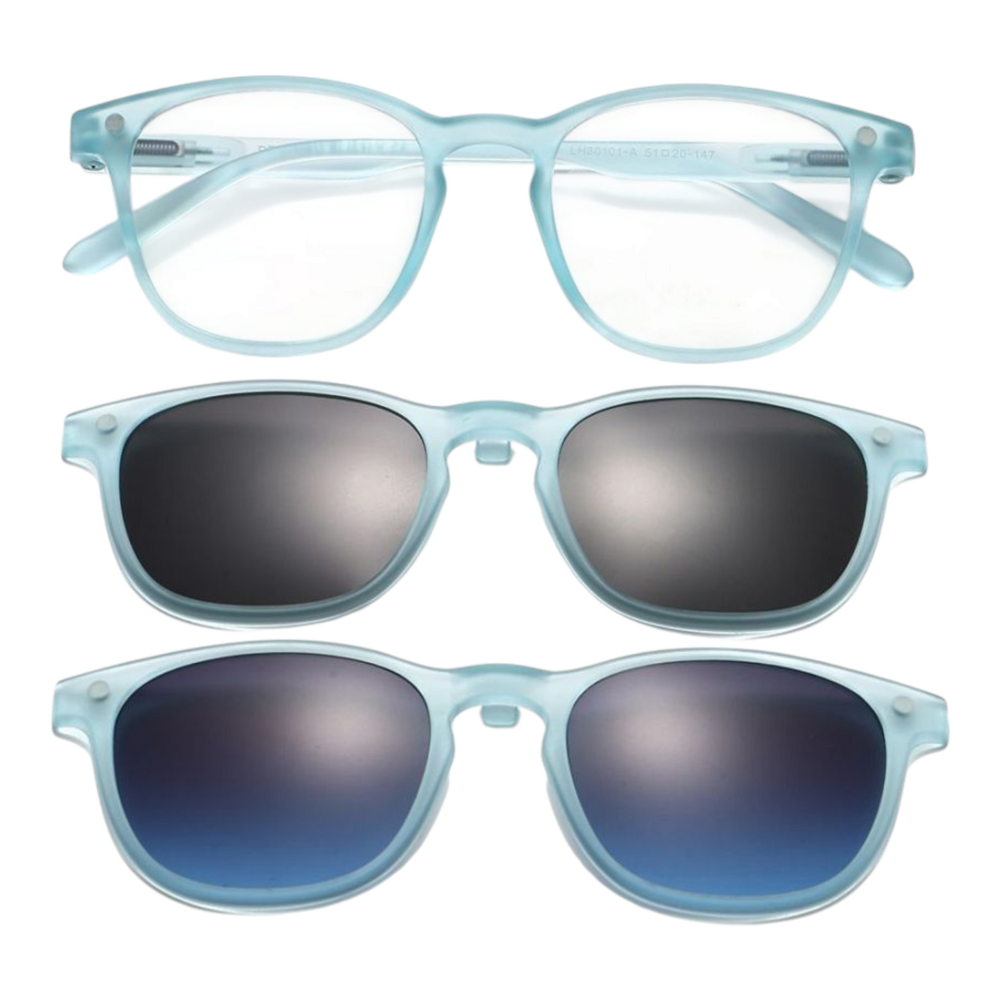 EVORA Hustle Switch – 2-in-1 Magnetic Clip-On Eyewear | Ultra-Light Flexible TR90 Frame | 10+ Stylish Colors Available - EVORA