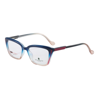 EVORA X David Jacobs GW9911 Bold Butterfly Eyewear for Women – Designer TR90 Optical Frames | 10 Color Options | Size 53-16-145 - EVORA