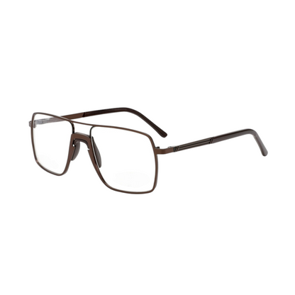 EV30006 Lightweight Metal Eyeglasses | Stylish Rectangle Frames for Men & Women | 53-14-140