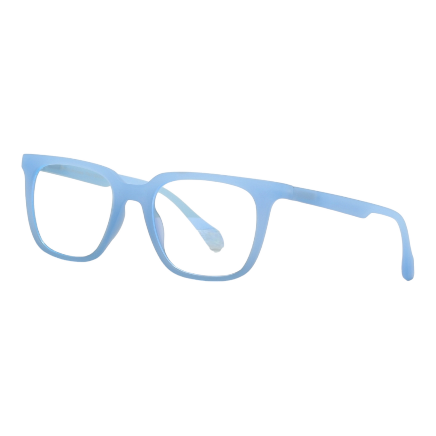 EVORA Hustle | Light Blue Bluecut Anti-Glare Computer Glasses | Zero Power | Unisex Medium | EV6002