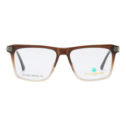 EVORA X David Jacobs HP3002 | Square Eyeglasses – Stylish Italian Design | 15+ Color Options | Unisex TR90 Frame (50-16-142) - EVORA