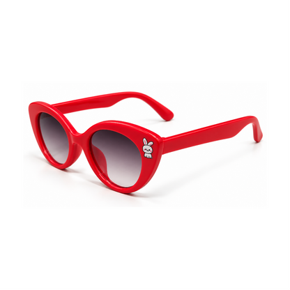 EVORA Kids Cat-Eye Sunglasses – Red | Ages 3–7 Years