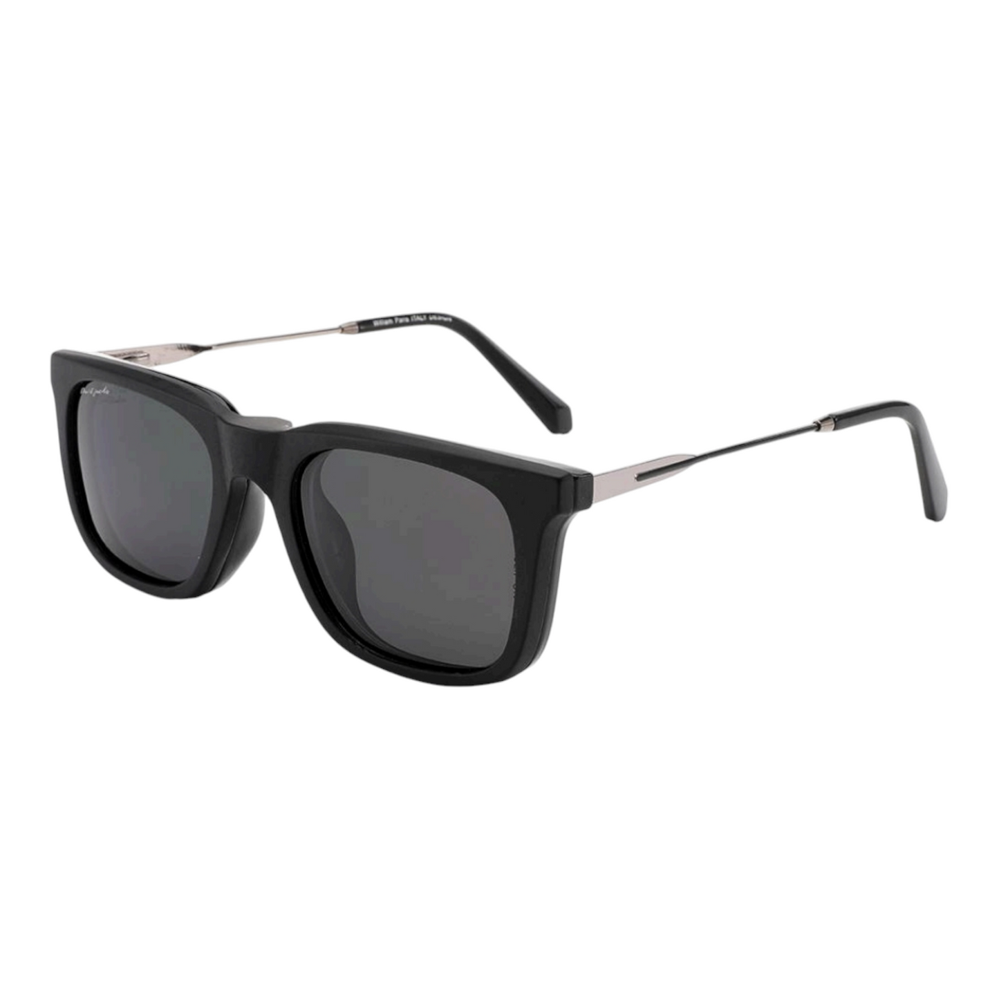 EVORA Magnetic Clip-On Sunglasses | 3-in-1 Black Polarized, Brown Lens & Night Vision Lenses | Model No. D2128