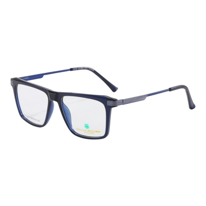 EVORA X David Jacobs HP3002 | Square Eyeglasses – Stylish Italian Design | 15+ Color Options | Unisex TR90 Frame (50-16-142) - EVORA