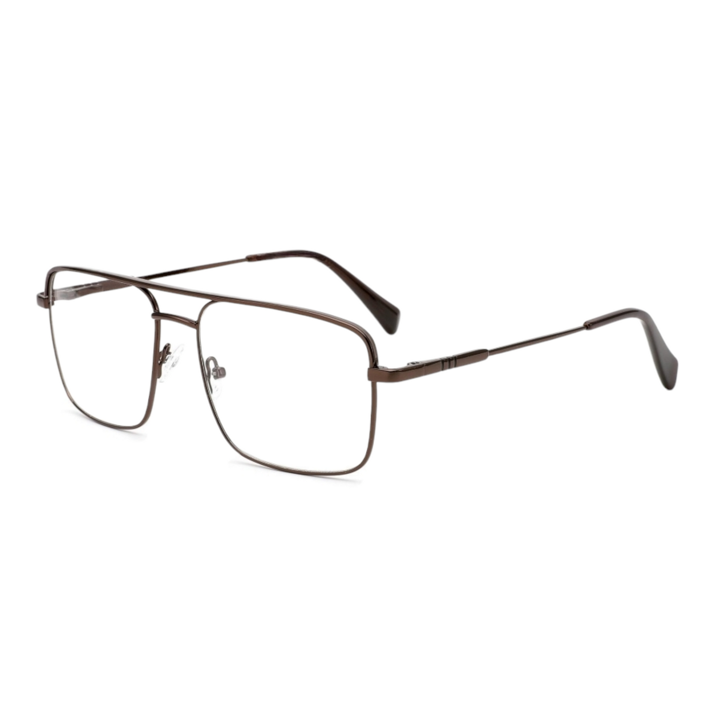 EV30009 Lightweight Metal Eyeglasses | Stylish Rectangle Frames for Men & Women | 52-18-142