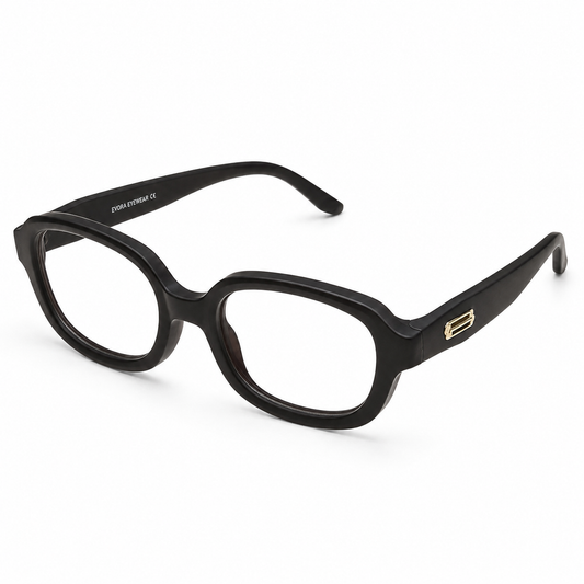 EVORA Kids Flex TR90 Eyeglasses – Black & Black | Model LLH-1008 | Size 48-18-136