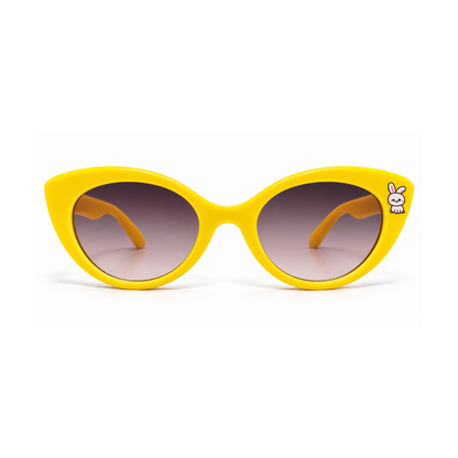 EVORA Kids Cat-Eye Sunglasses – Yellow | Ages 3–7 Years