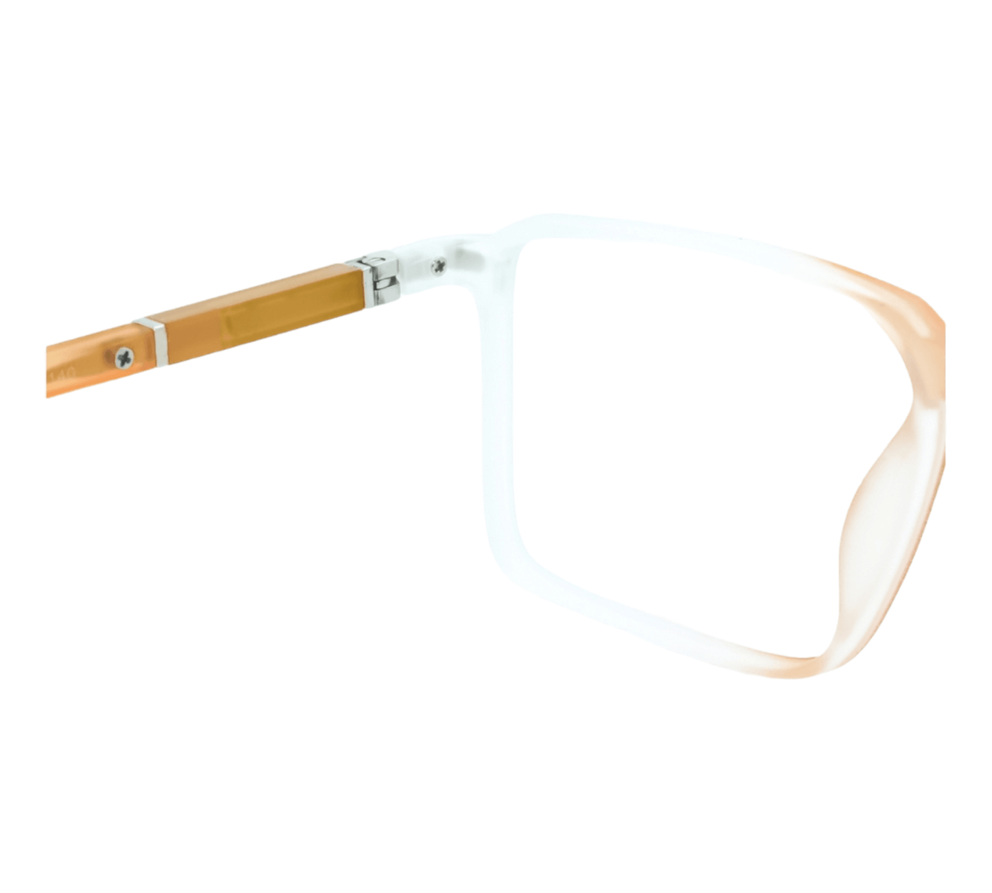 EVORA Superb | Matte White/Orange Flexible | For Men & Women | Medium | EV15807