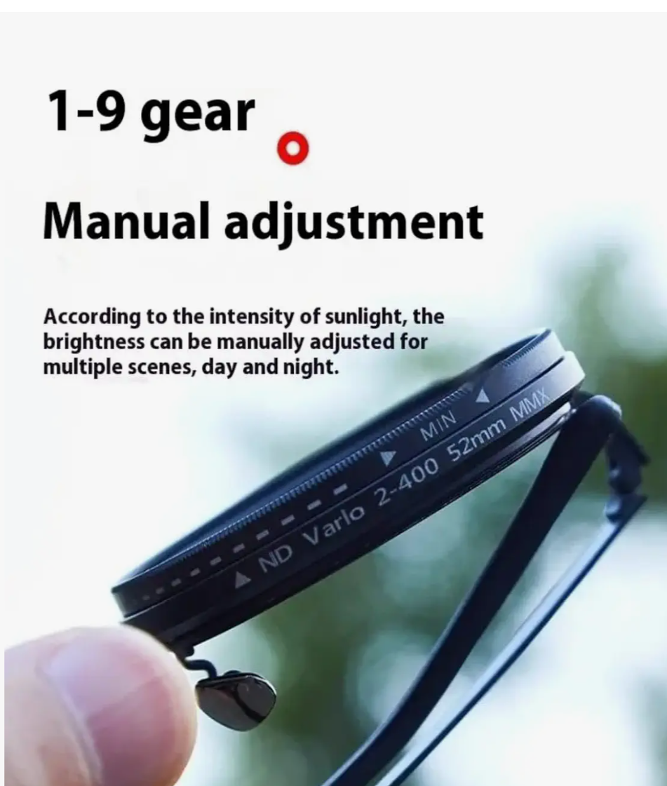 EVORA ND400 Adjustable Round Sunglasses – Steampunk Tech Series - EVORA