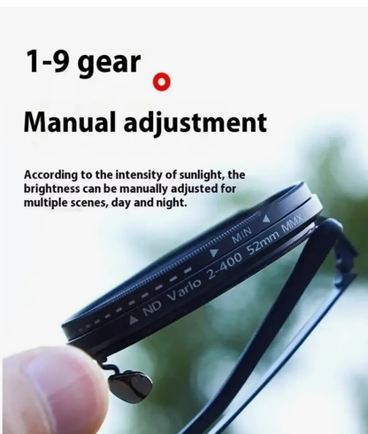 EVORA ND400 Adjustable Round Sunglasses – Steampunk Tech Series - EVORA