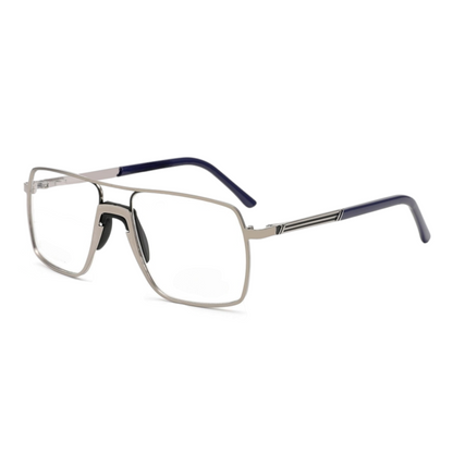 EV30006 Lightweight Metal Eyeglasses | Stylish Rectangle Frames for Men & Women | 53-14-140