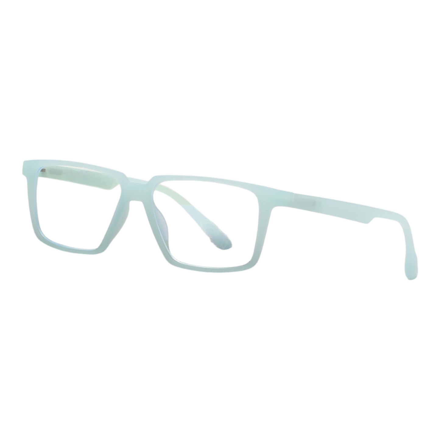 EVORA Hustle | Lake Blue Bluecut Anti-Glare Computer Glasses | Zero Power | Unisex Medium | EV6001 - EVORA
