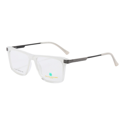 EVORA X David Jacobs HP3002 | Square Eyeglasses – Stylish Italian Design | 15+ Color Options | Unisex TR90 Frame (50-16-142) - EVORA