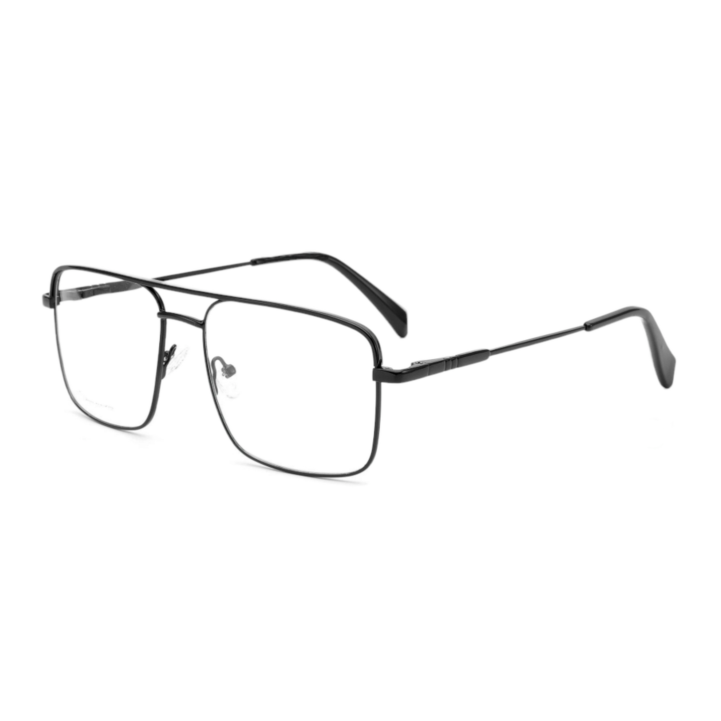 EV30009 Lightweight Metal Eyeglasses | Stylish Rectangle Frames for Men & Women | 52-18-142