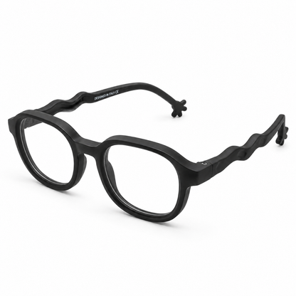 EVORA Kids Flex TR90 Eyeglasses – Matte Black | Model LHH-1010 | 44-20-130