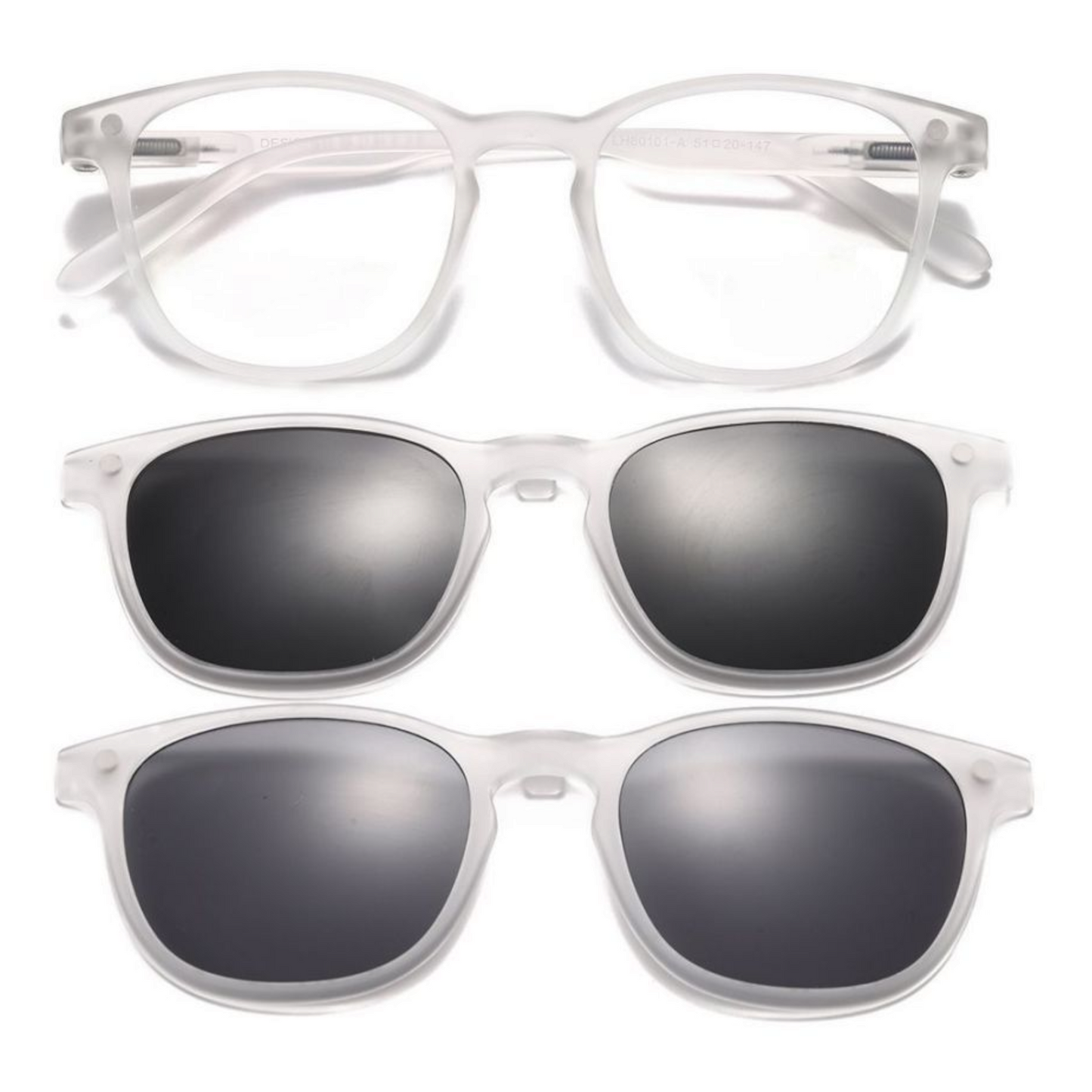 EVORA Hustle Switch – 2-in-1 Magnetic Clip-On Eyewear | Ultra-Light Flexible TR90 Frame | 10+ Stylish Colors Available - EVORA