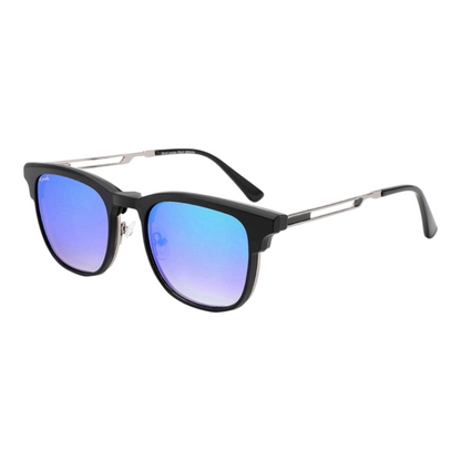 EVORA Magnetic Clip-On Sunglasses | 3-in-1 Black Polarized, Blue Mercury Lens & Night Vision Lenses | Model No. D2127