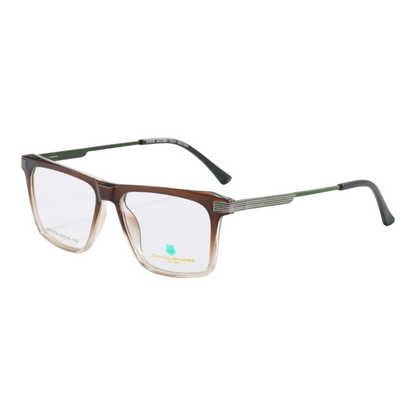 EVORA X David Jacobs HP3002 | Square Eyeglasses – Stylish Italian Design | 15+ Color Options | Unisex TR90 Frame (50-16-142) - EVORA