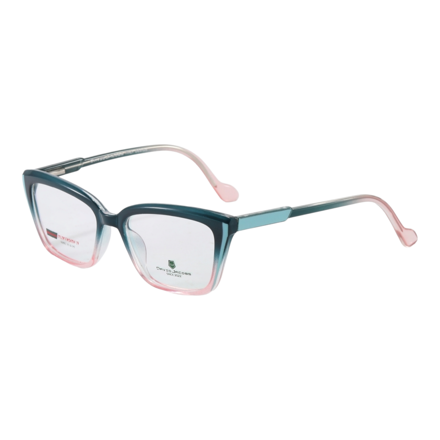 EVORA X David Jacobs GW9911 Bold Butterfly Eyewear for Women – Designer TR90 Optical Frames | 10 Color Options | Size 53-16-145 - EVORA