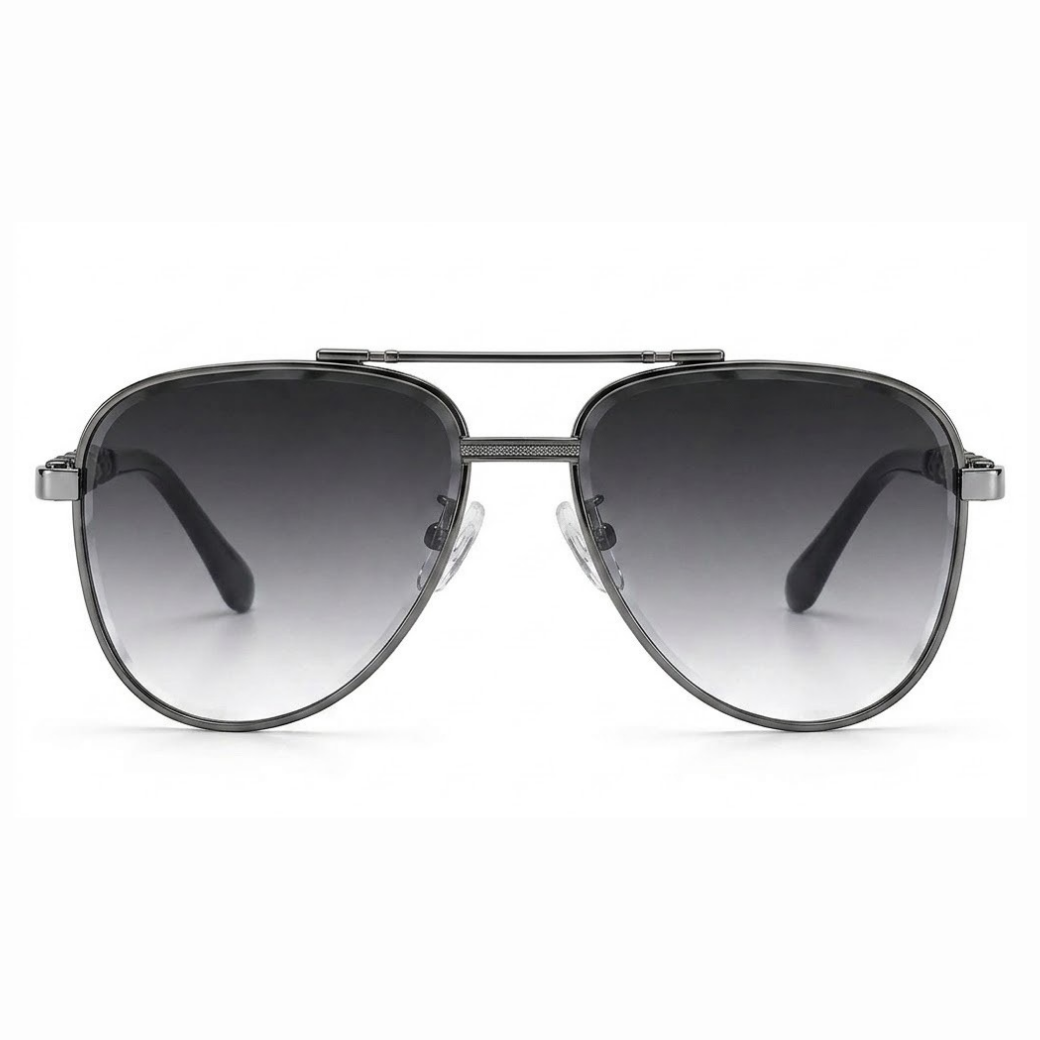EVORA Monarch – Gunmetal Aviator Premium Sunglasses