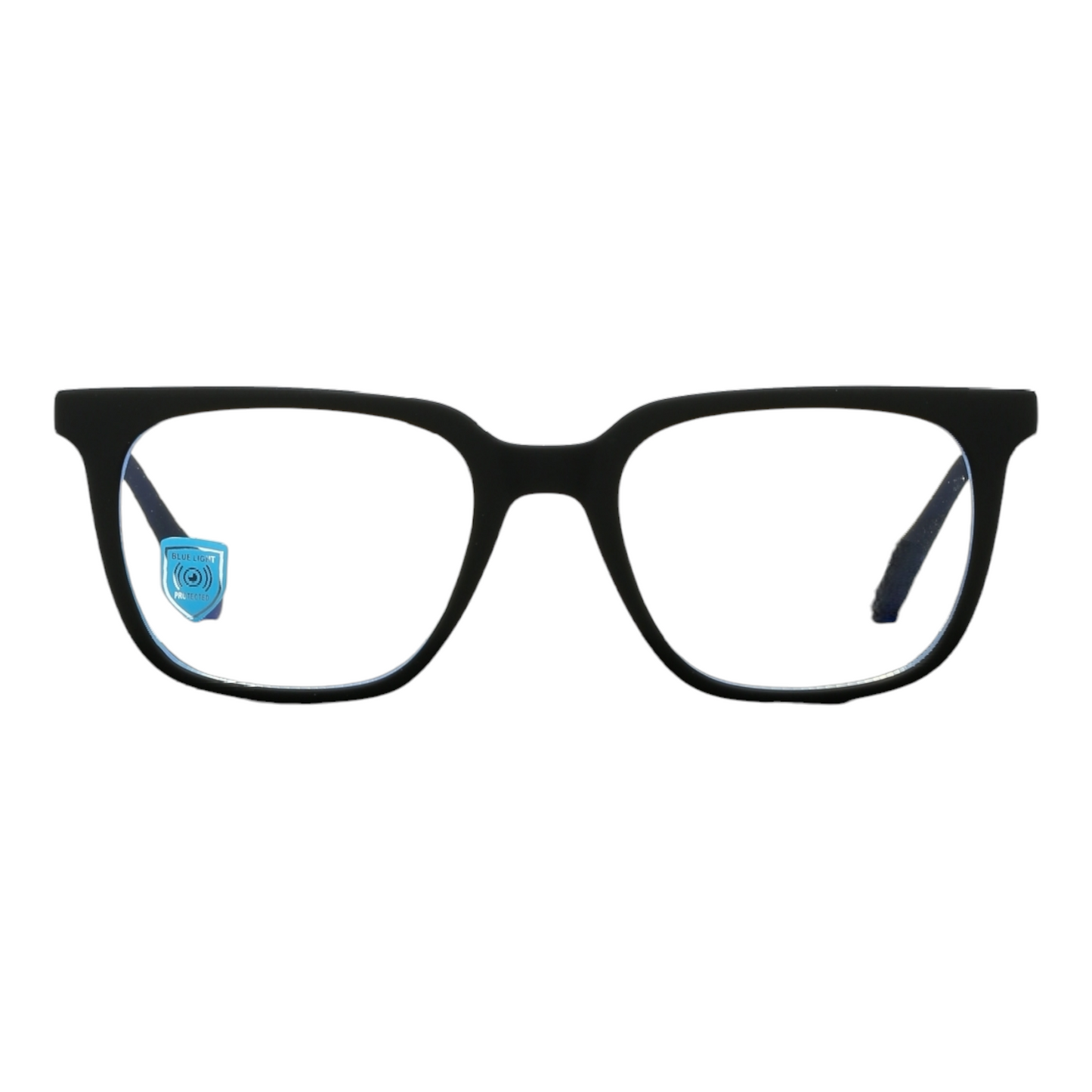 EVORA Hustle | Black Bluecut Anti-Glare Computer Glasses | Zero Power | Unisex Medium | EV6002 - EVORA