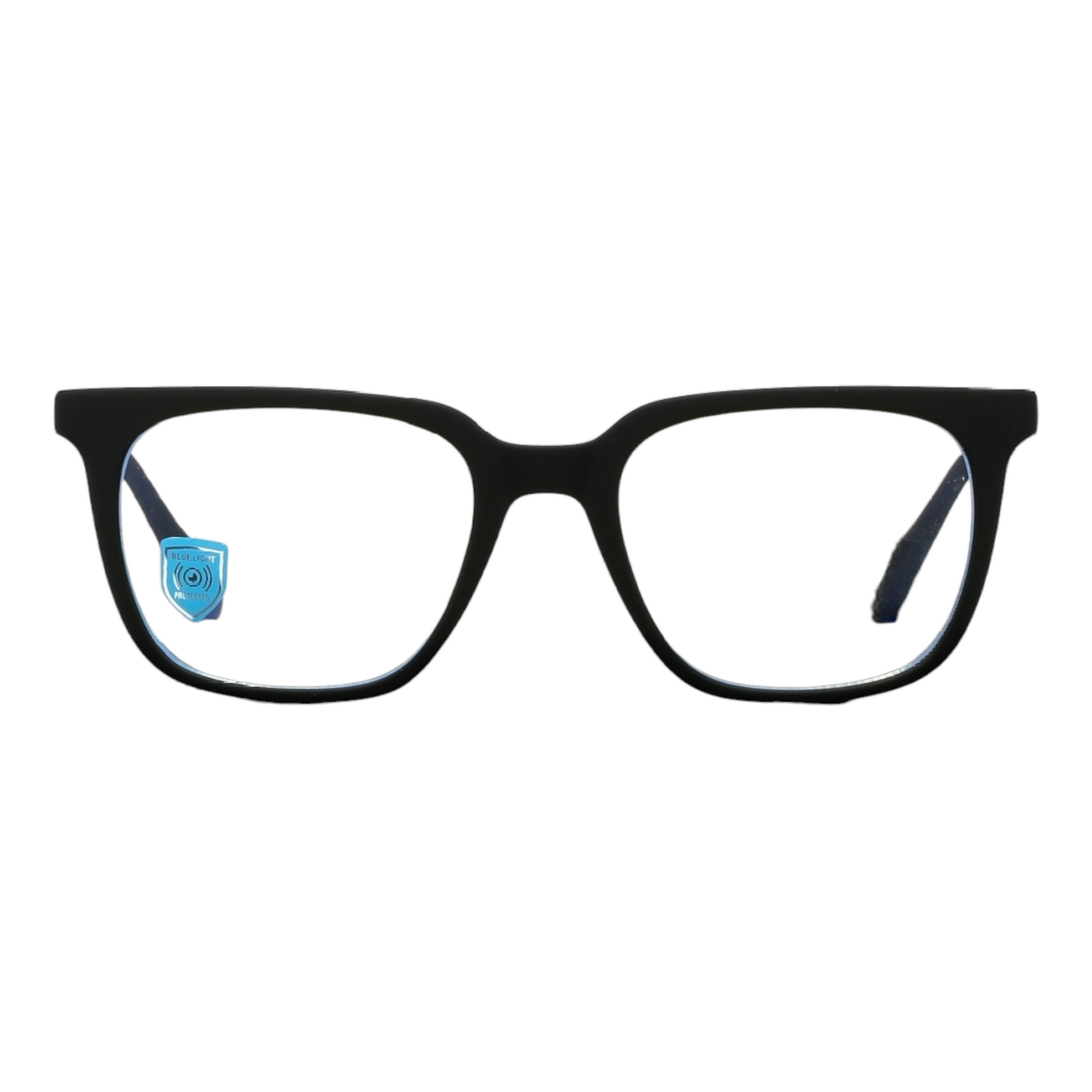 EVORA Hustle | Black Bluecut Anti-Glare Computer Glasses | Zero Power | Unisex Medium | EV6002 - EVORA
