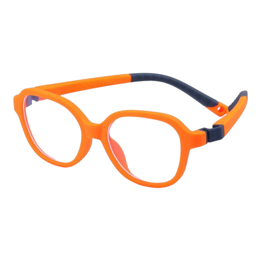 EVORA Digi Hooper Kids Eyewear – Model XW001 | Size 45-19-139 | Orange - EVORA