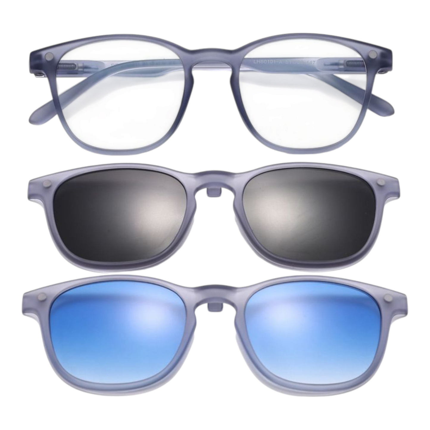 EVORA Hustle Switch – 2-in-1 Magnetic Clip-On Eyewear | Ultra-Light Flexible TR90 Frame | 10+ Stylish Colors Available - EVORA