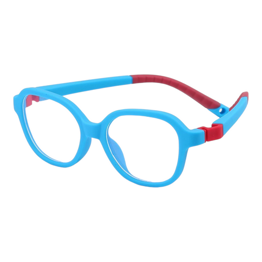 EVORA Digi Hooper Kids Eyewear – Model XW001 | Size 45-19-139 | Ocean Blue - EVORA