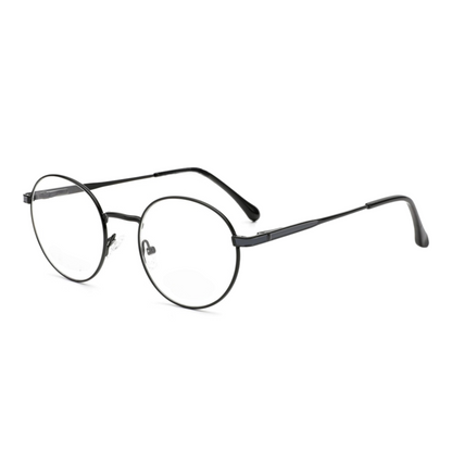 EV30001 Lightweight Metal Eyeglasses | Stylish Rectangle Frames for Men & Women | 48-21-140